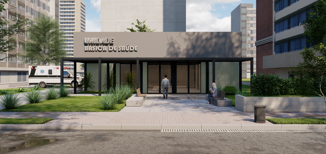 Construção Modular Bloco Urbano