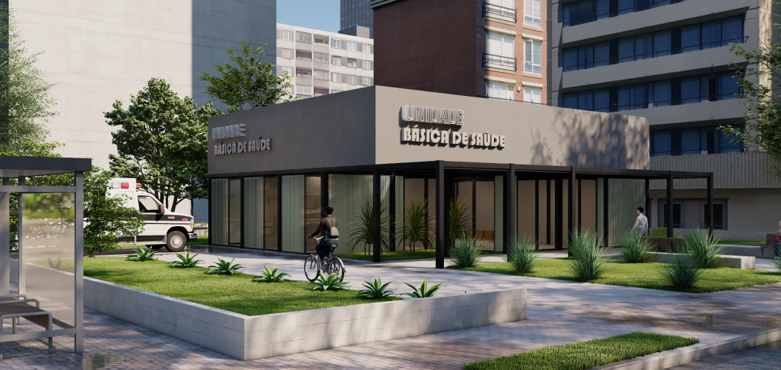 Construção Modular Bloco Urbano