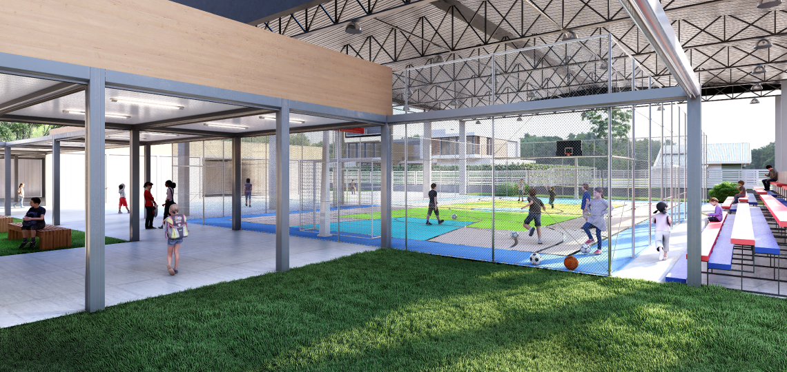 Construção Modular Bloco Urbano